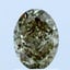 1.73 Ct. Fancy Intense Green Oval Lab Grown Diamond