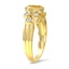 The Junette Ring, smalltop view on a hand