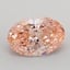 4.36 Ct. Fancy Vivid  Pink Oval Lab Grown Diamond