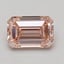 1.10 Ct. Fancy Intense Pink Emerald Lab Grown Diamond