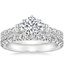 18K White Gold Gramercy Diamond Ring (3/4 ct. tw.) with Sienna Eternity Diamond Ring (7/8 ct. tw.)