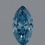 0.35 Ct. Fancy Vivid Blue Marquise Lab Grown Diamond