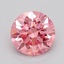 0.50 Ct. Fancy Vivid  Pink Round Lab Grown Diamond