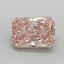 1.05 Ct. Fancy Vivid Pink Radiant Lab Grown Diamond