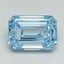 4.02 Ct. Fancy Intense Blue Emerald Lab Grown Diamond