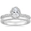 Platinum Cordoba Diamond Ring with 2mm Comfort Fit Wedding Ring