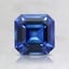 6x5.9mm Blue Asscher Sapphire