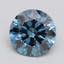 2.50 Ct. Fancy Vivid Blue Round Lab Grown Diamond