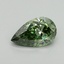 2.02 Ct. Fancy Vivid Green Pear Lab Grown Diamond