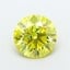 1.35 Ct. Fancy Vivid  Yellow Round Lab Grown Diamond