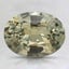 9x6.8mm Yellow Oval Sapphire