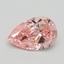 0.61 Ct. Fancy Intense Pink Pear Lab Grown Diamond