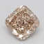 0.77 Ct. Light  Brown Cushion Lab Grown Diamond