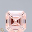 2.94 Ct. Fancy Intense Pink Asscher Lab Grown Diamond