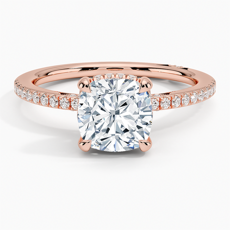 18K Rose Gold Simply Tacori Classic Diamond Ring (1/5 ct. tw.)