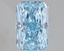 1.66 Ct. Fancy Vivid Blue Radiant Lab Grown Diamond