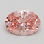 1.76 Ct. Fancy Vivid Pink Oval Lab Grown Diamond