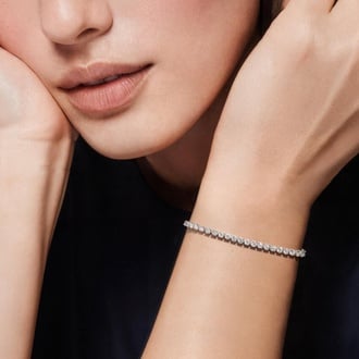 Certified Lab Diamond Line Tennis Bracelet (7 ct. tw.)