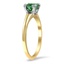 The Pierette Ring, smalltop view on a hand