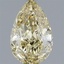 1.51 Ct. Fancy  Yellow Pear Lab Grown Diamond