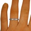 The Sula Ring, smalltop view on a hand