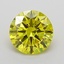 1.02 Ct. Fancy Vivid  Yellow Round Lab Grown Diamond