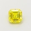 0.58 Ct. Fancy Vivid Yellow Asscher Lab Grown Diamond