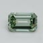 0.49 Ct. Fancy Vivid Green Emerald Lab Grown Diamond