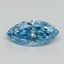 0.50 Ct. Fancy Vivid Blue Marquise Lab Grown Diamond