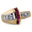Retro Ruby Vintage Ring