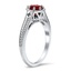 The Carmon Ring, smalltop view on a hand