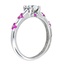 Pink Sapphire and Diamond Blossom Ring, smallside view