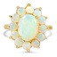 Retro Opal Cocktail Ring