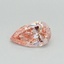 0.31 Ct. Fancy Vivid Pink Pear Lab Grown Diamond