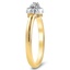 The Cole Ring, smalltop view on a hand