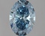 2.19 Ct. Fancy Vivid Blue Oval Lab Grown Diamond