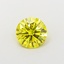 1.02 Ct. Fancy Vivid Yellow Round Lab Grown Diamond