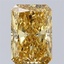 2.03 Ct. Fancy Vivid Yellow Radiant Lab Grown Diamond