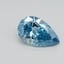 0.50 Ct. Fancy Vivid Blue Pear Lab Grown Diamond