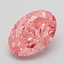 3.24 Ct. Fancy Pink Oval Lab Grown Diamond