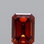 0.90 Ct. Fancy Orange Emerald Lab Grown Diamond