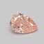 1.08 Ct. Fancy Vivid Pink Pear Lab Grown Diamond