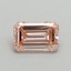 0.59 Ct. Fancy Intense Pink Emerald Lab Grown Diamond