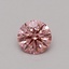 0.31 Ct. Fancy Vivid Pink Round Lab Grown Diamond