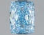 1.51 Ct. Fancy Vivid Blue Cushion Lab Grown Diamond