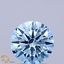 1.12 Ct. Fancy Vivid Blue Round Lab Grown Diamond