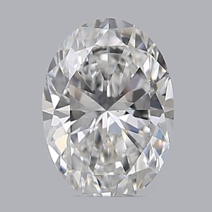 Oval diamond — real photo