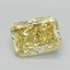 1.97 Ct. Fancy Intense  Yellow Radiant Lab Grown Diamond