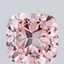 3.09 Ct. Fancy Intense Pink Cushion Lab Grown Diamond