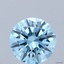 2.00 Ct. Fancy Vivid Blue Round Lab Grown Diamond